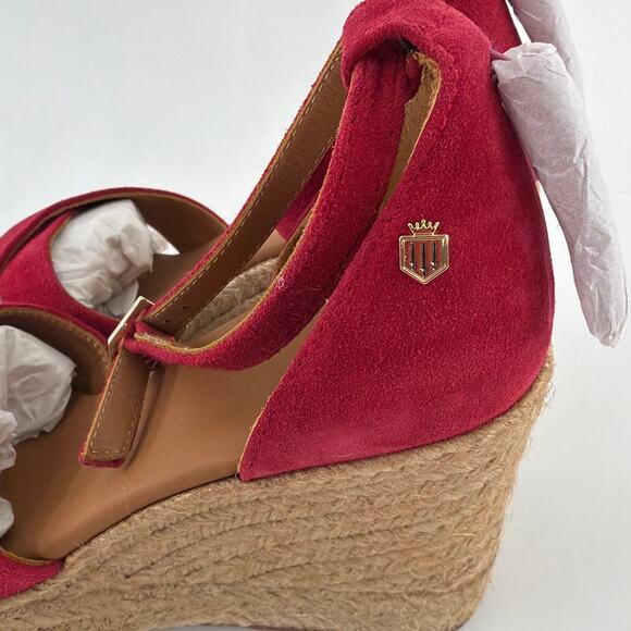 Fairfax & Favor Women\'s Cherry Valencia Wedges Size 8